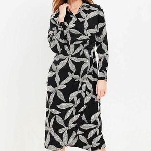 LOFT NWOT Ribbon Wrap Shirtdress